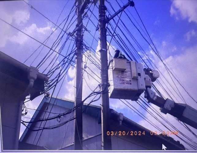 Sasebo AFHE Electrical System Removal at Iriozaki Terminal